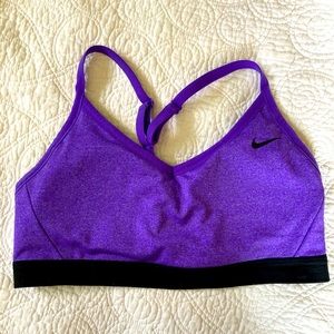 Nike Purple Sports Bra L